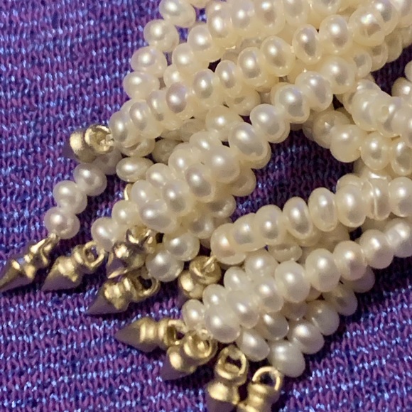 SOLD***Kendra scott Annora pearl lariat tassel necklace - Picture 6 of 13